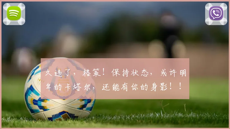 久违了，格策！保持状态，或许明年的卡塔尔，还能有你的身影！！